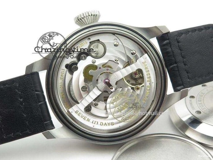 MIROTIME 1225 Timeless Big Pilot Real PR IW500901 ZF 1:1 Best Edition On Black Leather Strap A 7340